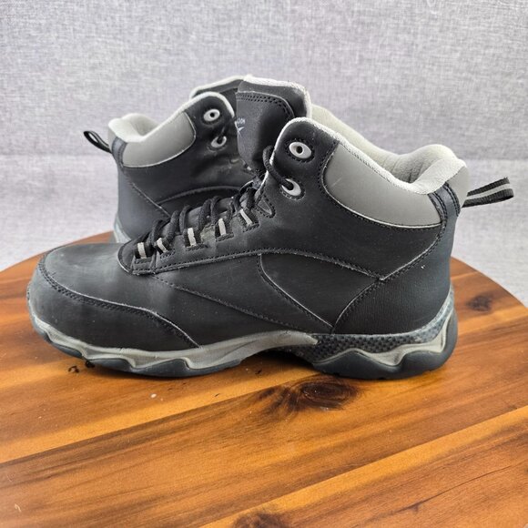 Reebok Mens Waterproof Leather Hiking Boots Size 11.5 Black - Picture 16 of 16